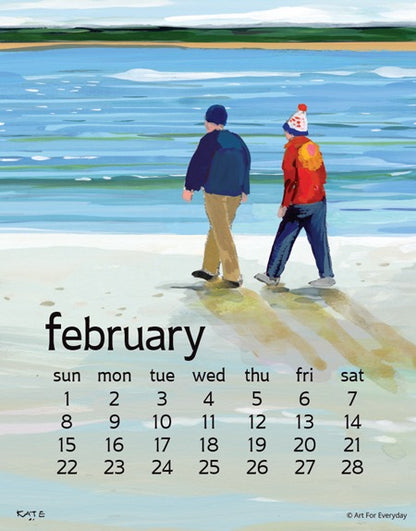 2026 Kate Libby Calendar Spiral Bound 5 X 7