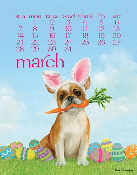 2027 Dog Days Spiral 5X7 Inch Calendar