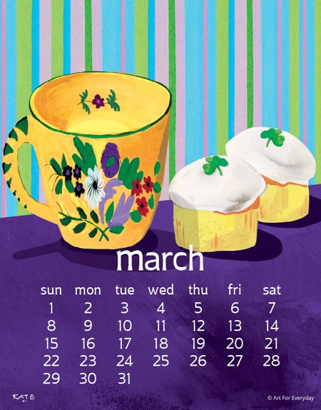 2026 Kate Libby Calendar Spiral Bound 5 X 7