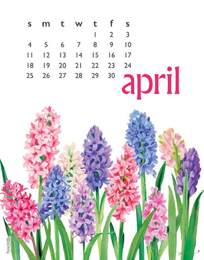 2027 Flowers Calendar 11X14