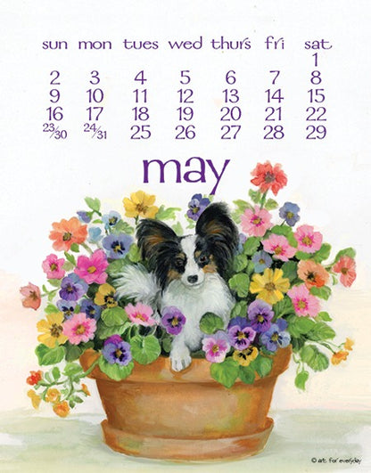 2027 Dog Days Calendar 5X7"
