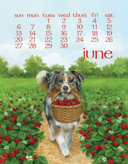 2027 Dog Days Calendar 5X7"