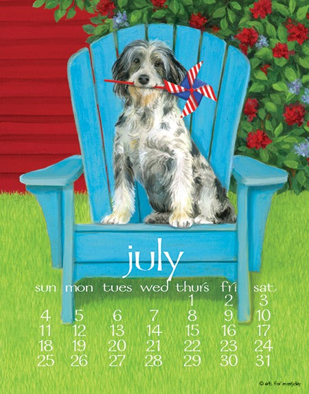 2027 Dog Days Calendar 5X7"