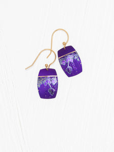 Cari Earrings Plum