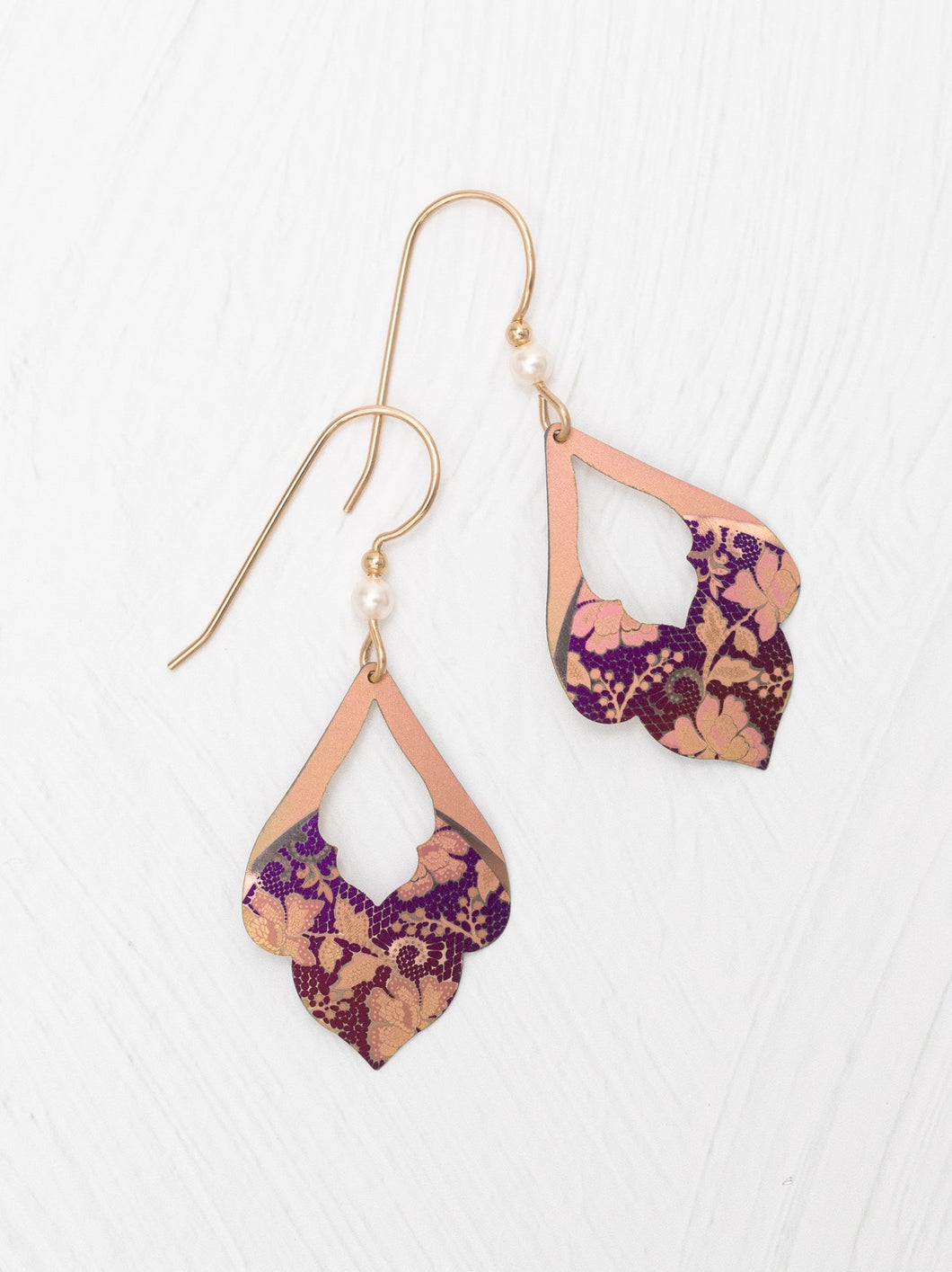 Marisol Earring Vintage Burgandy