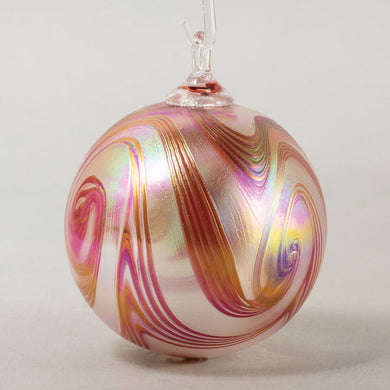 Poppy Swirl Ornament