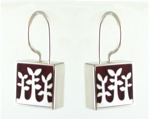 Red Forest Earrings