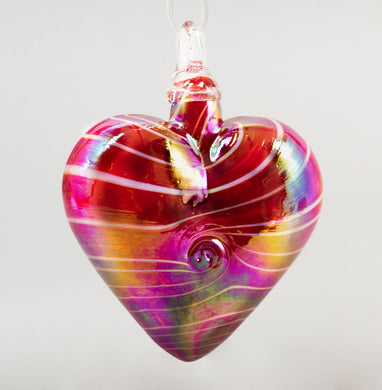 Cupid Red Heart Ornament