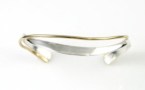 Sterling Silver and Gold Filled Cuff