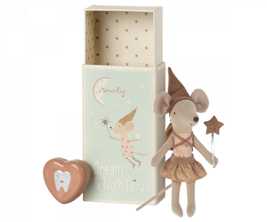 Rose, Tooth Fairy Mouse in Matchbox