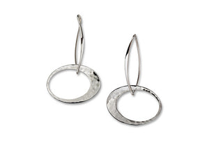 Elliptical Elegance Earring Silver