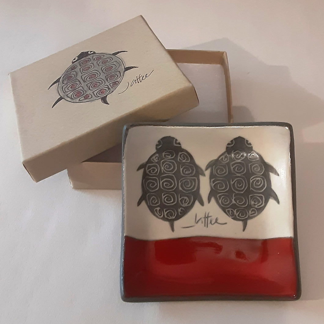 Small Porcelain Boxed Tray