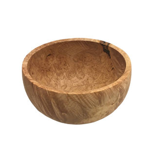 Big Leaf Maple Burl Bowl 5 3/4 X 10 1/4