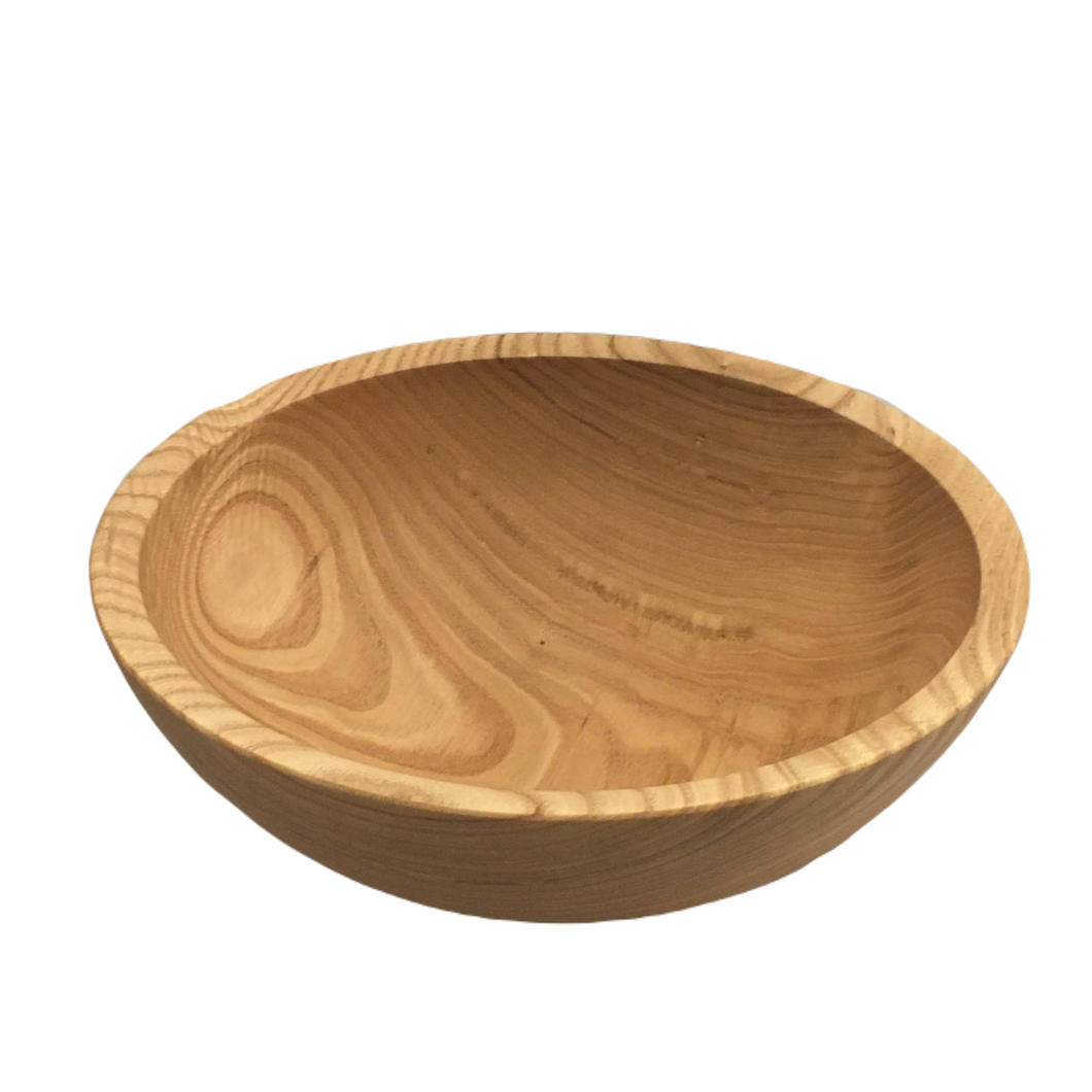 Spanish Chesnut Bowl 4 1/2 X 12 1/2
