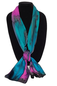 Mystic Emerald Silk Scarf