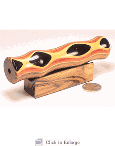 Teleidoscope With Stand in Teak and Ebony