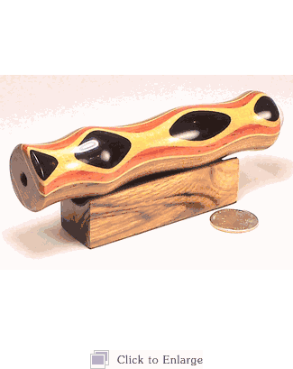 Teleidoscope With Stand in Teak and Ebony