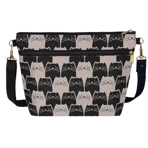 Large Zipper Purse Meowser