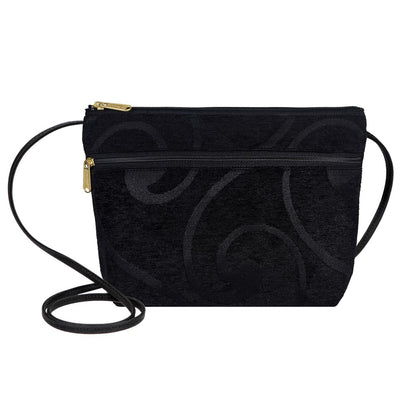 Zipper Purse Villa Black