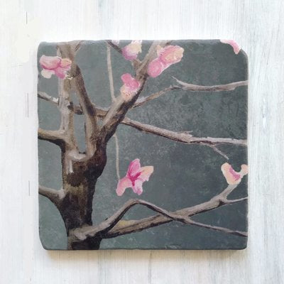 Cherry Blossom Trivet/Tile