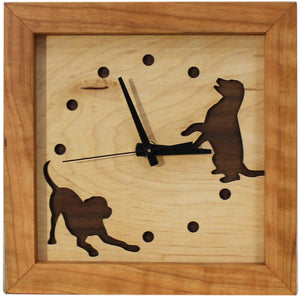 Dogs At Play Clock