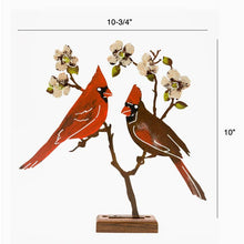Load image into Gallery viewer, Cardinals On Dogwood Silhouette