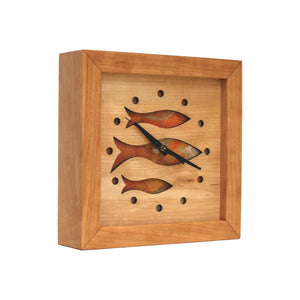 Fish At School Clock