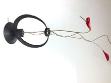 Load image into Gallery viewer, Forged-steel Circle around Glass Tube Vase
