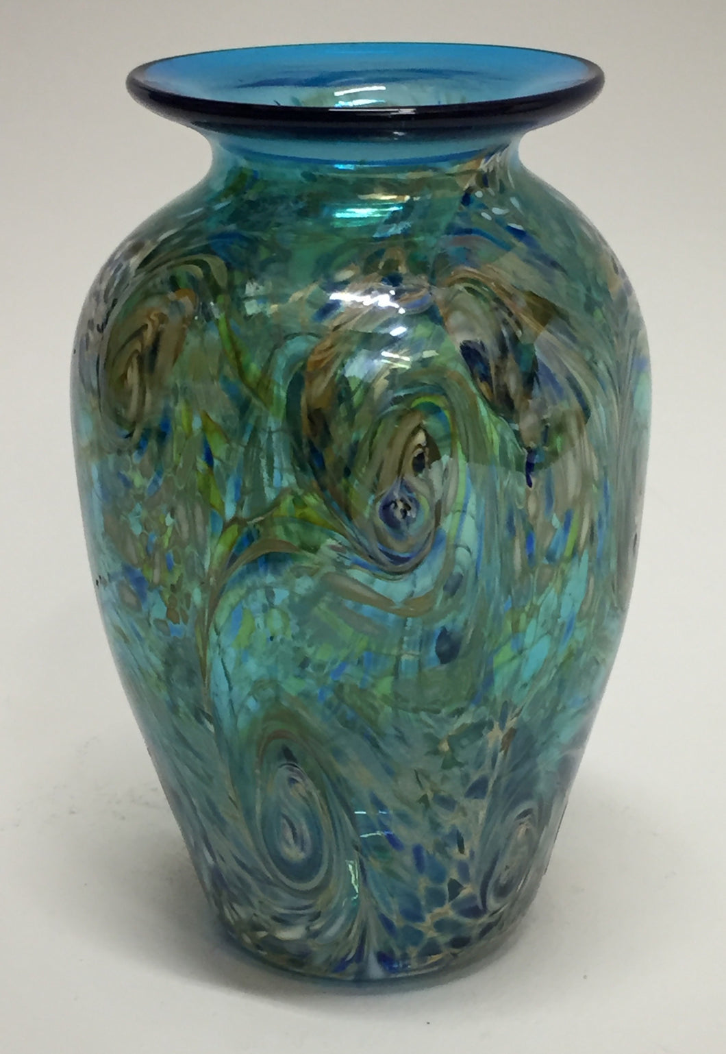 Traditional Vase Star Night Aqua