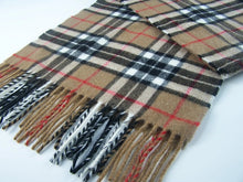 Load image into Gallery viewer, Camel Thompson Tartan Scarf