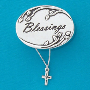 Blessings Wish Box With Cross Necklace
