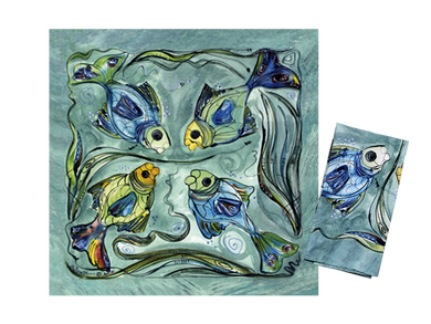 Pair of Fish Napkins