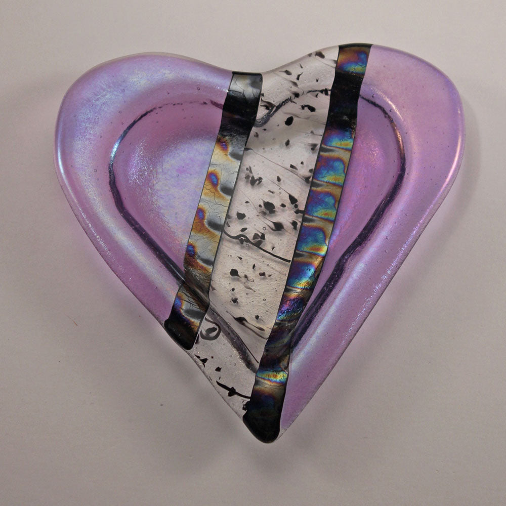 Lavender Heart Tray