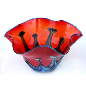 Red Lily Pad Bowl