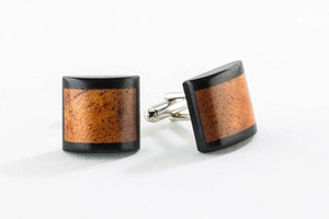 Rosewood and Ebony Cufflink