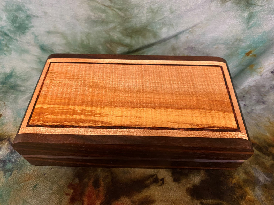 Box With Curly Maple Lid