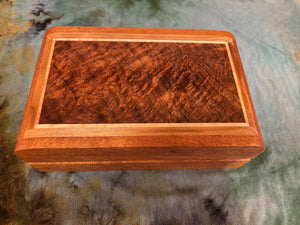 Box With Redwood Burl Lid