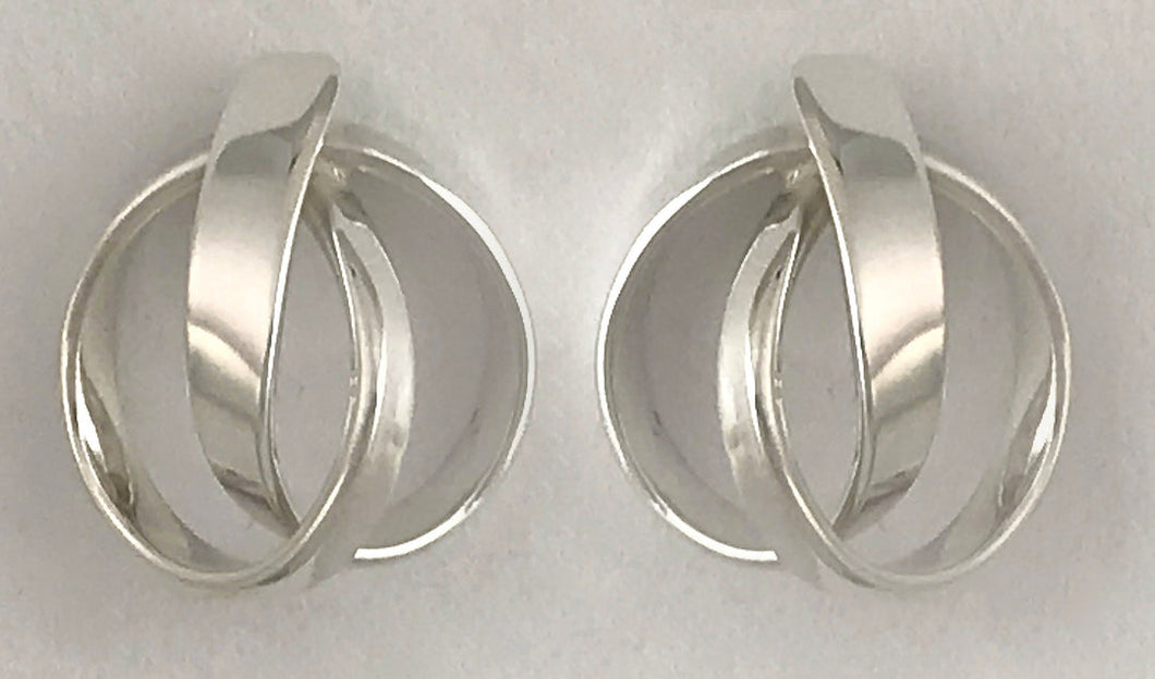 Ear, SS Forged Wrapped Twist Button