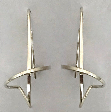 Elliptical French Back Earring
