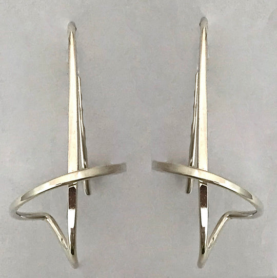 Elliptical French Back Earring
