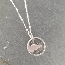 Load image into Gallery viewer, Moon and Clouds Necklace