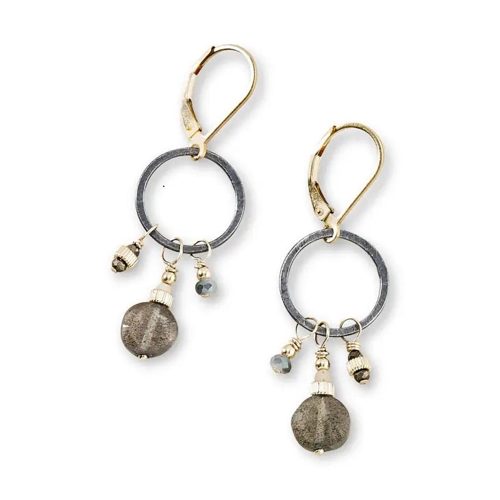 Dusky Coast Labradorite Earring