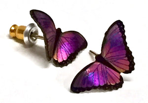 Petite Bella Butterfly Post Earrings Ultra Violet