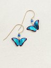 Bella Butterfly Blue Radiance Earrings