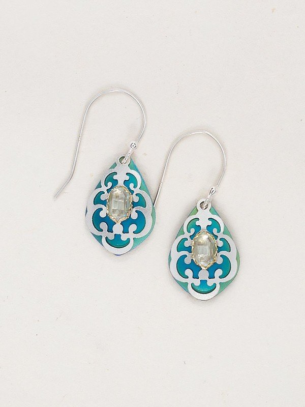 Astra Sparkle Earring in Emerald