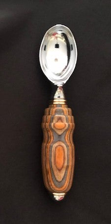 Handsome Hand turned Ice Cream Scoop