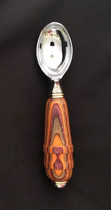 Ice Cream Scoop Amber/Tan/Maroon