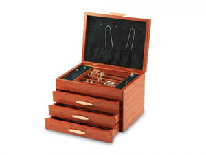 Cascade II 3 Drawer Jewelry Box