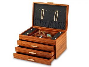 3 Drawer Bubinga Grand Cascade Box