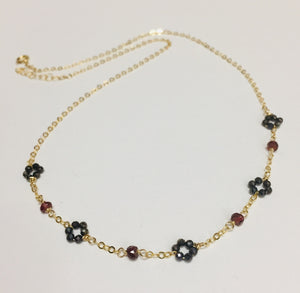 Neck, GF Pyrite/Garnet